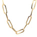 Extra Wide Paperclip Chain Necklace